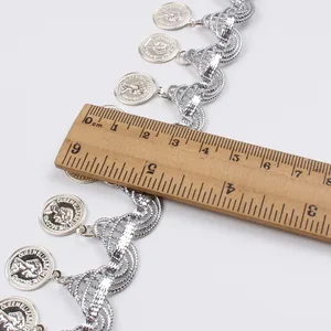 Pullu dantel için parti, düğün, elbise, couture, el yapımı ile altın, ve gümüş, detayları ile 35mm film ve 1 yard için bir dans parti Kumaş için en iyi 10 satış, paete dourado-no. 5