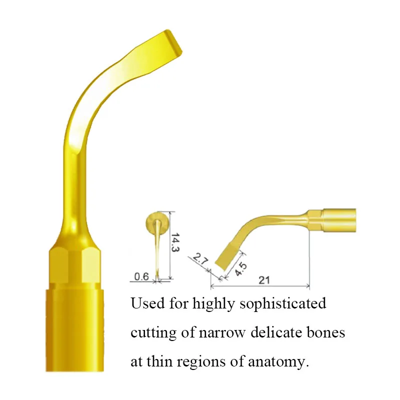 VV DENTAL tanie skaler ultradźwiękowy zestaw końcówek do cięcia kości kompatybilny z rękojeścią MECTRON /NSK US1R/US1L/US1/US2/US3/US5