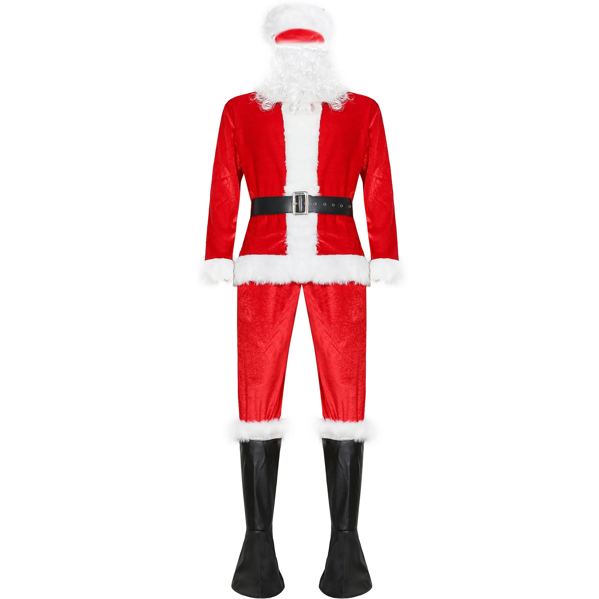 

Christmas Santa Claus Dresses Cosplay Costumes MEN'S Xmas Theme Party Club Cosplay Fancy Costume