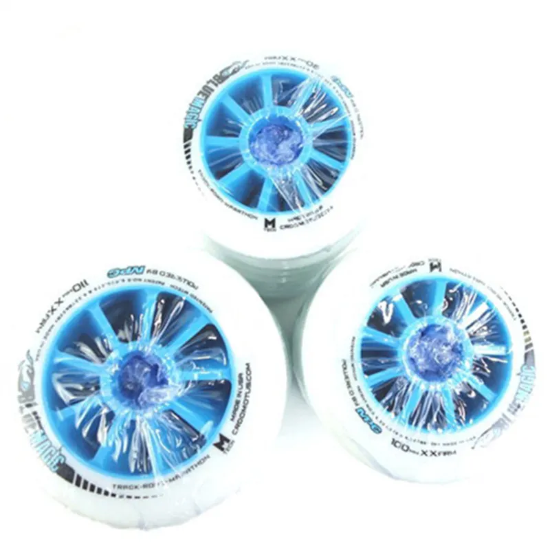 Speed Skate Wheel Blue Magic Wheels XXFirm Inline Skate Wheel MPC Wheel for Track Road Marathon Tire Tyre Cadomo 6 / 8 Pieces