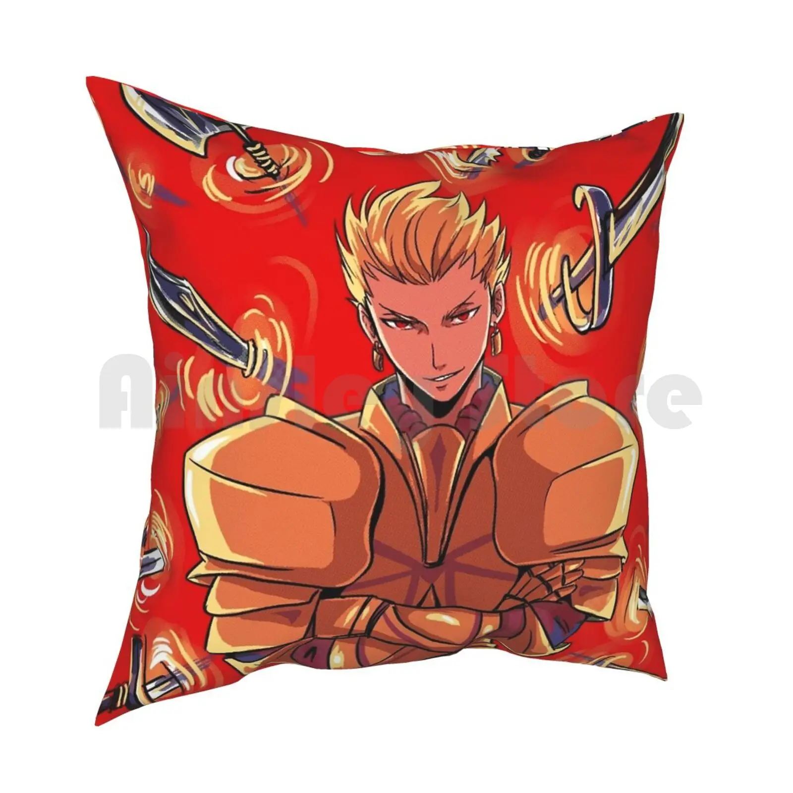 Gilgamesh Pillow Case Printed Home Soft DIY Pillow cover Gilgamesh Fate Stay Night F S N Anime Fate Stay Fate