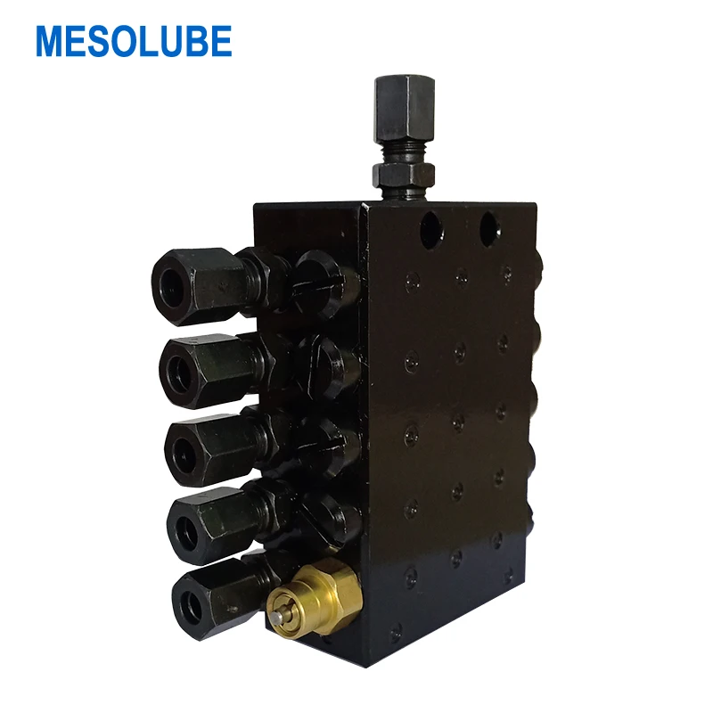 Mesolube 10-Ổ Cắm Dầu Mỡ Phân Phối Dầu Bôi Trơn Đo Sáng Thiết Bị Phân Phối Van Cho Tiến Bộ Hệ Thống Bôi Trơn