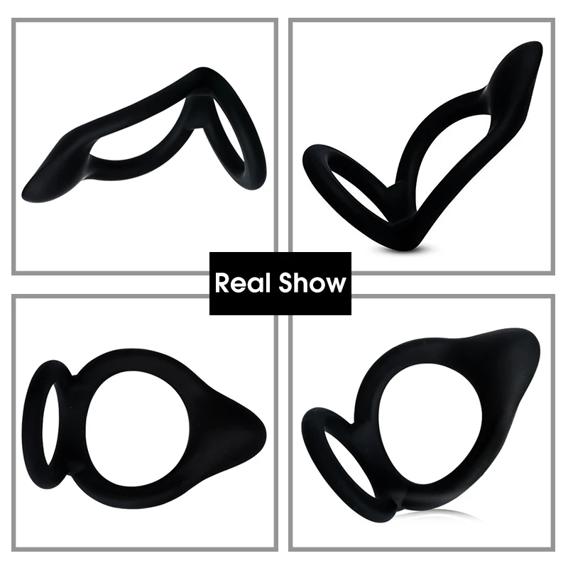 FUN-MATES Penis Ring Cock Ring Male Delay Ejaculation Sex Toys For Men Scrotal Binding Silicone Cockring chastity anillo pene