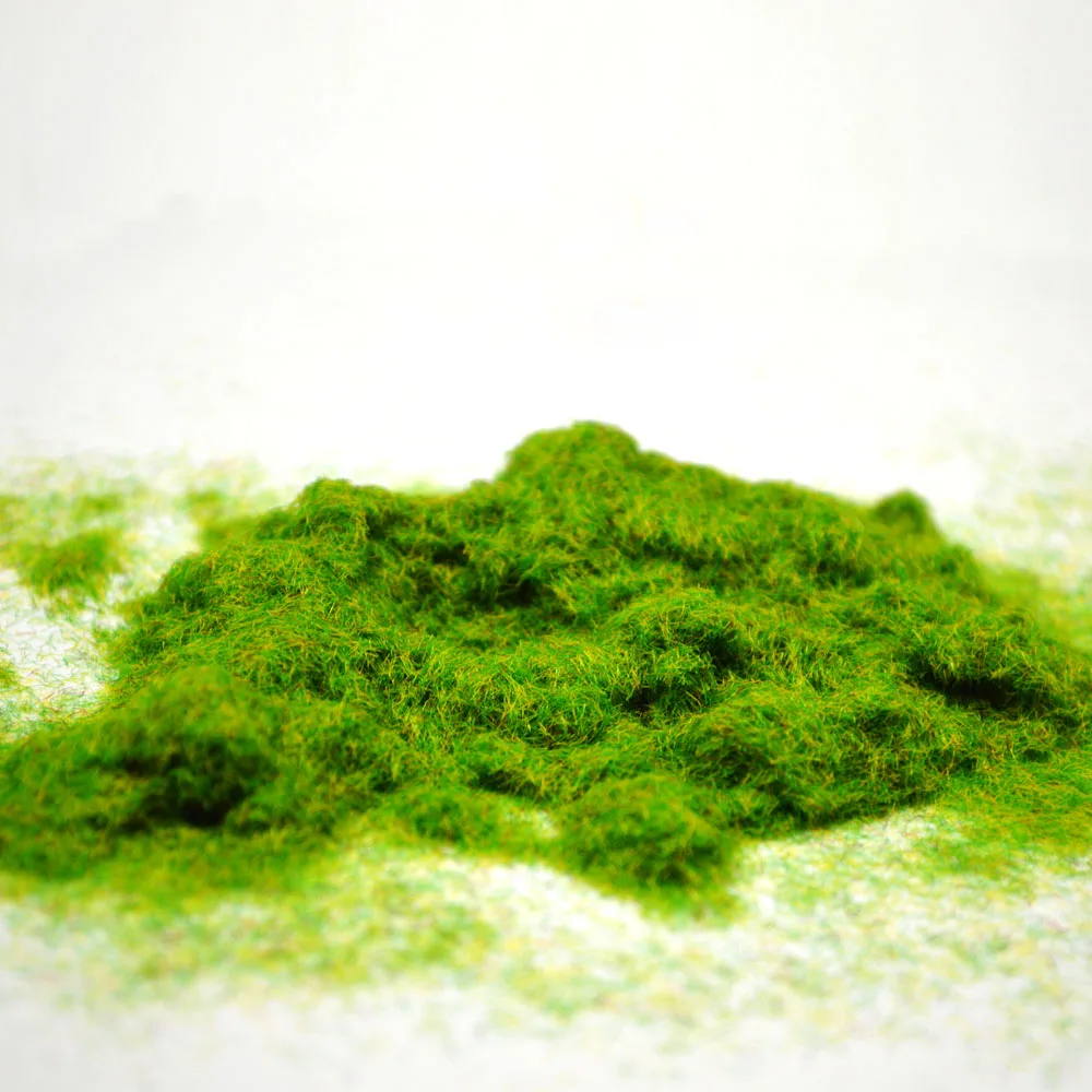 150ML Yellowish Green Grass Powder For MiniatureBuilding  Architecture Sandtable Grassmat Scene Layout Material Diorama Kits