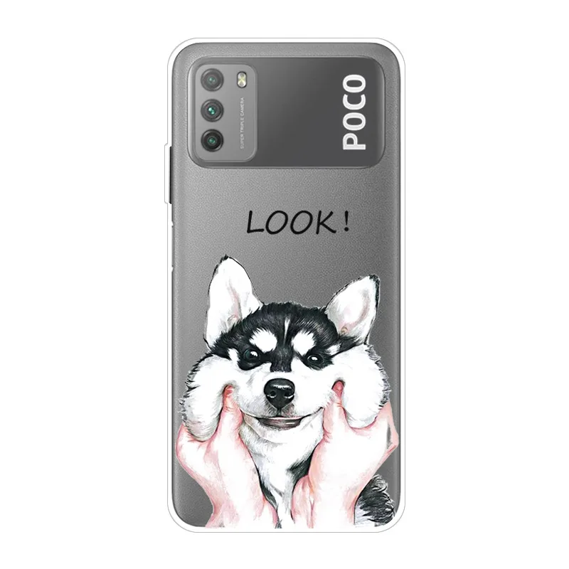 Cho Coque POCO M3 Ốp Lưng Trong Suốt TPU Ốp Điện Thoại Silicon Dành Cho Xiaomi Poco M3 Pro Ốp Lưng 5G PocoX4 m4 Pro 5G Rõ Ràng Funda Túi