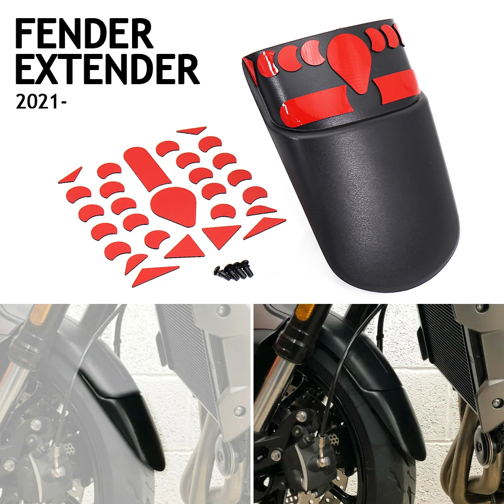 

NEW 2021- Fit For Trident 660 For Trident660 Motorcycle Front Fender Extender Mudguard Extension Splash Guard Tire Hugger