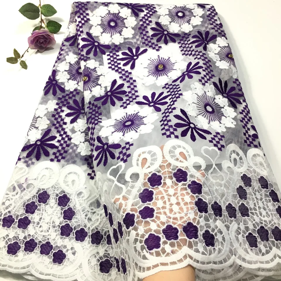 

2021 Cheap Milk Silk Lace Nigerian Lace Fabric African Net Lace Embroidery French Tulle Lace Fabric For Wedding Dresse M3336