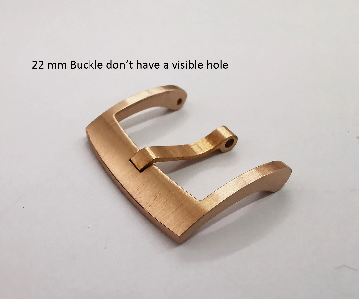 Cronos Solid Bronze CuSn Tongue Buckle  Watch Parts Fully Brushed 18 20 22 mm 2.0 with Spring B
