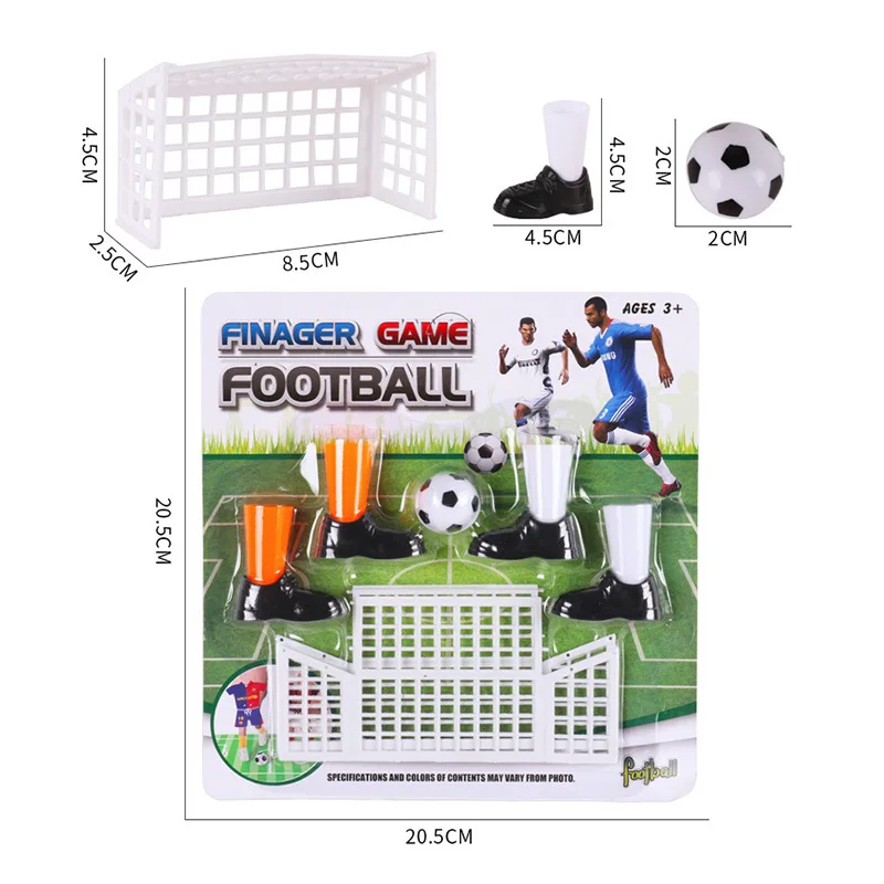 Finger Football Game Sets with Two Goals Funny Family Party Finger Soccer Match Toy for Fans Club Party Gifts for Kid Table Game