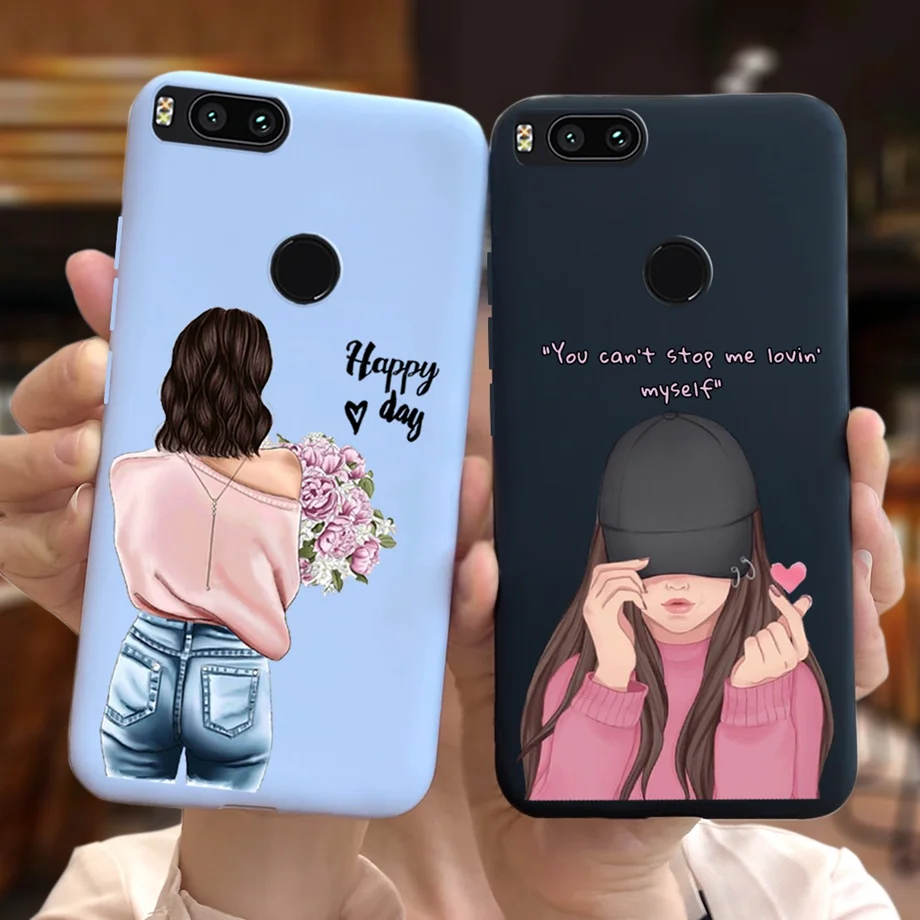 For Xiaomi Mi A1 Case for Girls Xiaomi Mi 5x A1 5 X A 1 Mi5X MiA1 Case Ultra Thin soft Back TPU Soft Silicone Cover Phone Coque