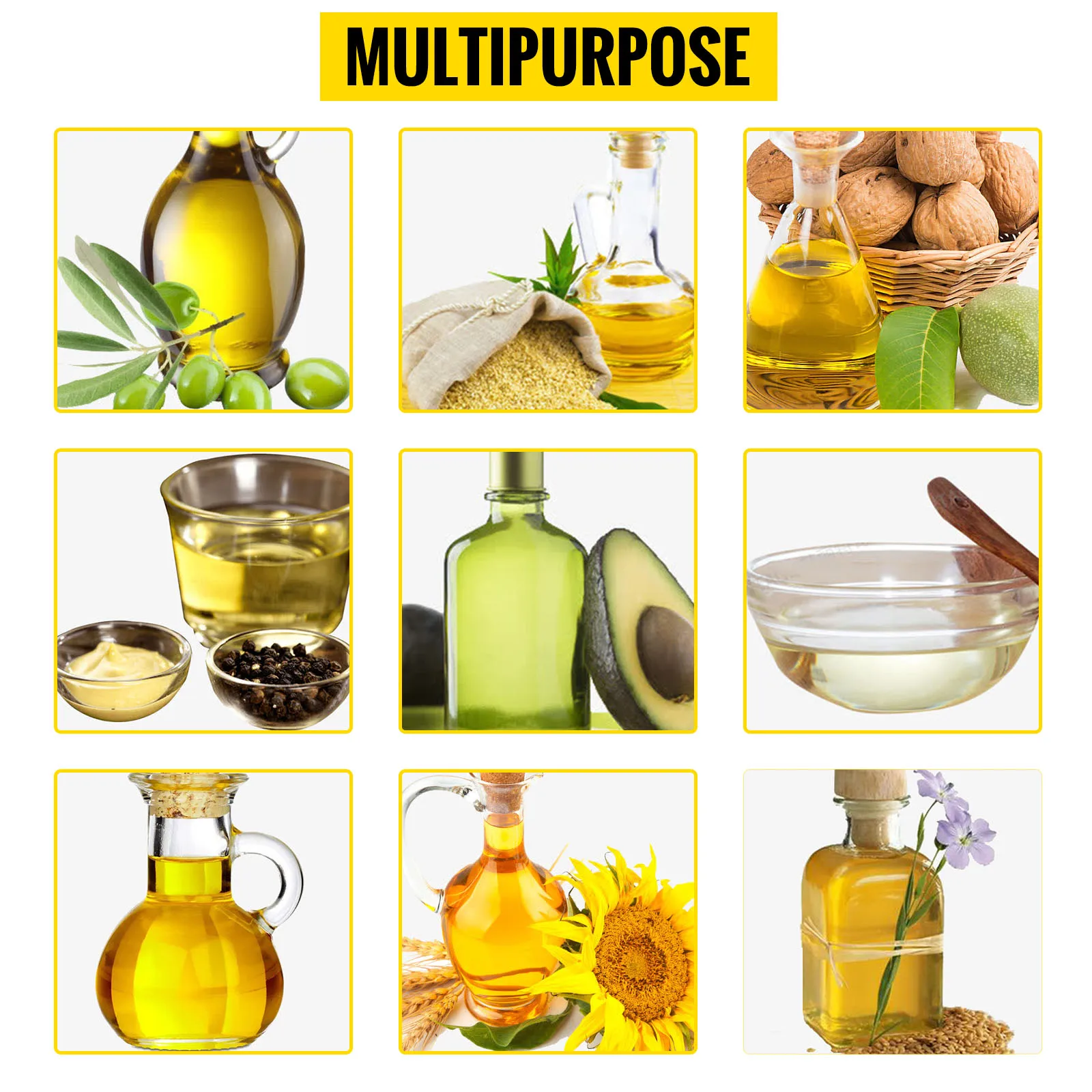 VEVOR-전기 오일 추출기 자동 오일 프레스 기계, 가정용 및 상업용 참깨 카놀라해바라기 씨앗 땅콩 호두