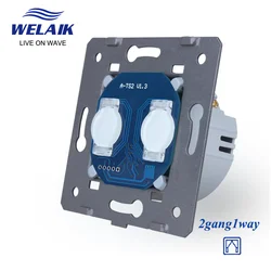 WELAIK EU European Standard Blinds Curtain Wall Touch-Switch 220V DIY Parts 220V A921CL