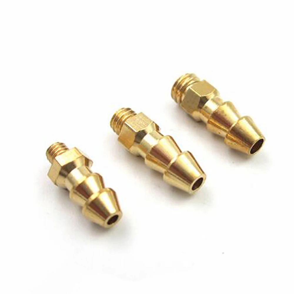 2PCS Water Nipple Lubricating Nipple M3 M4 M5 Brass Water Coolig Parts for RC Boat Speed Rudder MONO Catamaran Yacht Marine