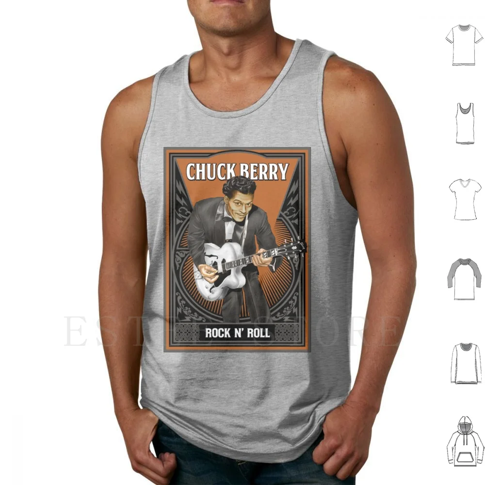 Chuck Berry Funny Tank Tops Vest Sleeveless Chuck Berry Chuck Berry Chuck Berry The Autobiography By Chuck Berry Chuck