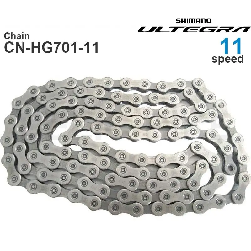 Original SHIMANO HG701 11 Speed Bicycle Chains -Super Narrow - HYPERGLIDE - SIL-TEC- MTB Road bike Chain 116L