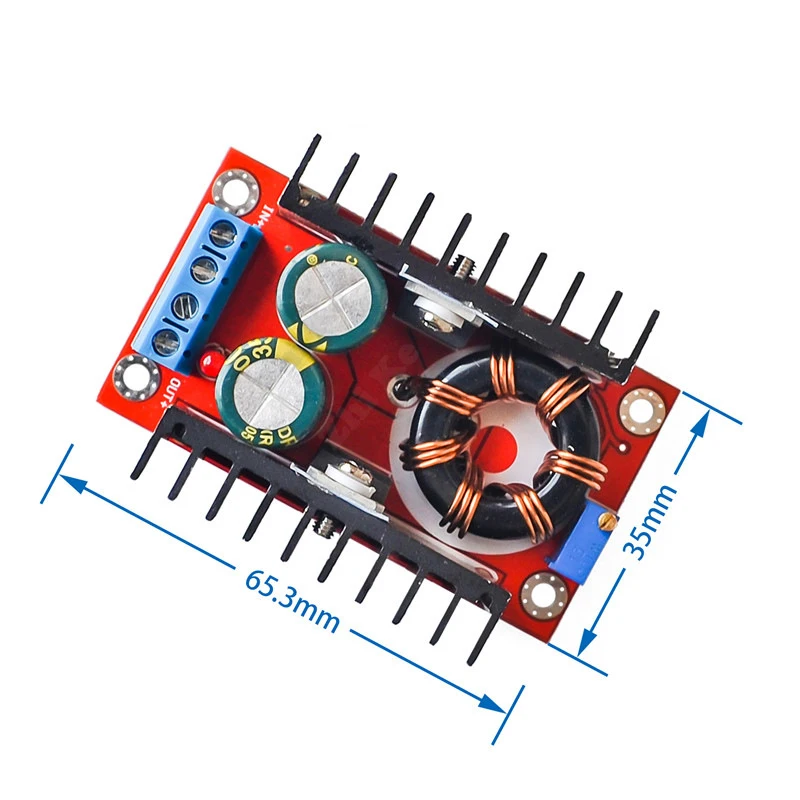 150W DC-DC Boost Converter Step Up Power Supply Module 10-32V To 12-35V 10A Laptop Voltage Charge Board  High efficiency 94% 6