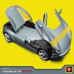 Bburago 1:18 Ferrari Concept Monza SP1 Alloy Luxury Vehicle Diecast Cars Model Toy Collection Gift Favorite level