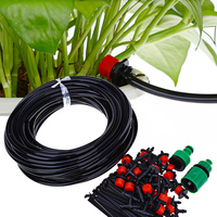 DIY 25M Automatic Drip Watering Irrigation Suit Plant Watering Garden Hose Kits Irrigation System With 30pcs Adjustable Dirpper