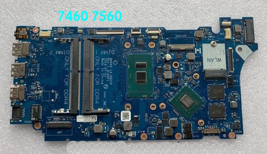 Suitable For Dell Inspiron 7460 7560 Motherboard BKD40 LA-D821P  09WC1G 9WC1G Mainboard 100% tested fully work