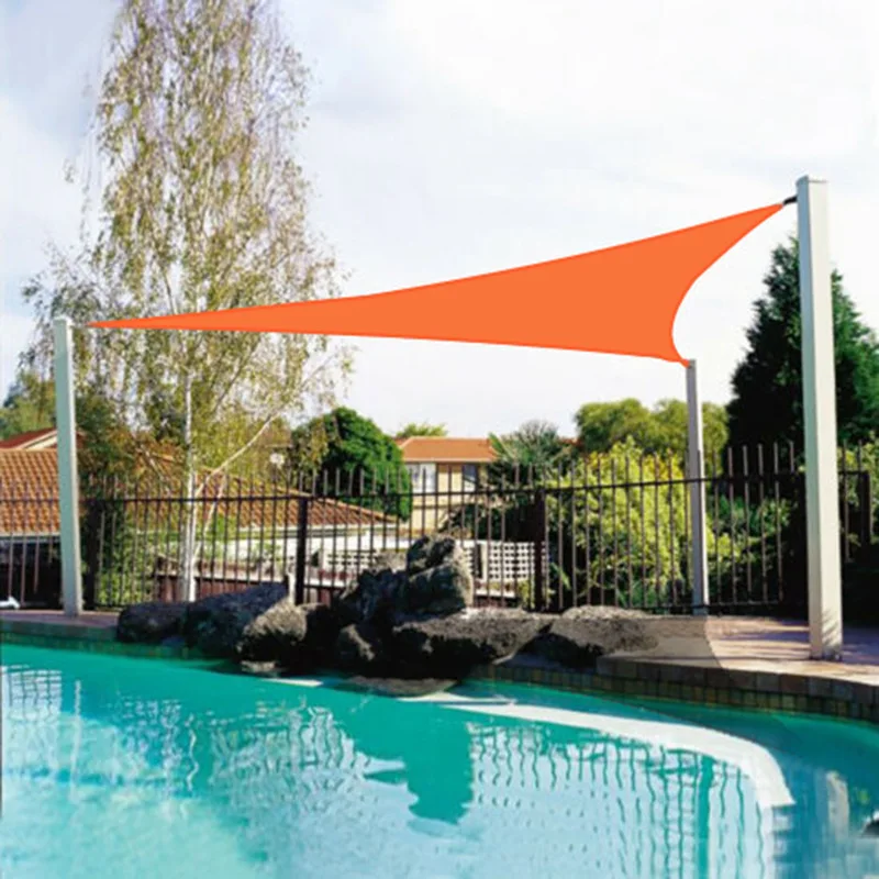 Various Colour Triangle Sunshade Sail 3.6*3.6*3.6M Outdoor Awning Waterproof Sun Shade Cloth