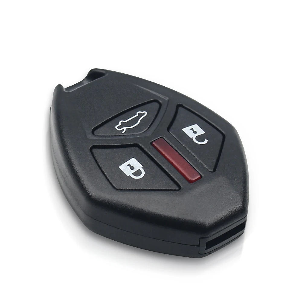 KEYYOU bez grota etui na kluczyki do Mitsubishi Galant Eclipse Lancer Outlander endeavour Mirage EVO zamiennik Fob 3 przyciski