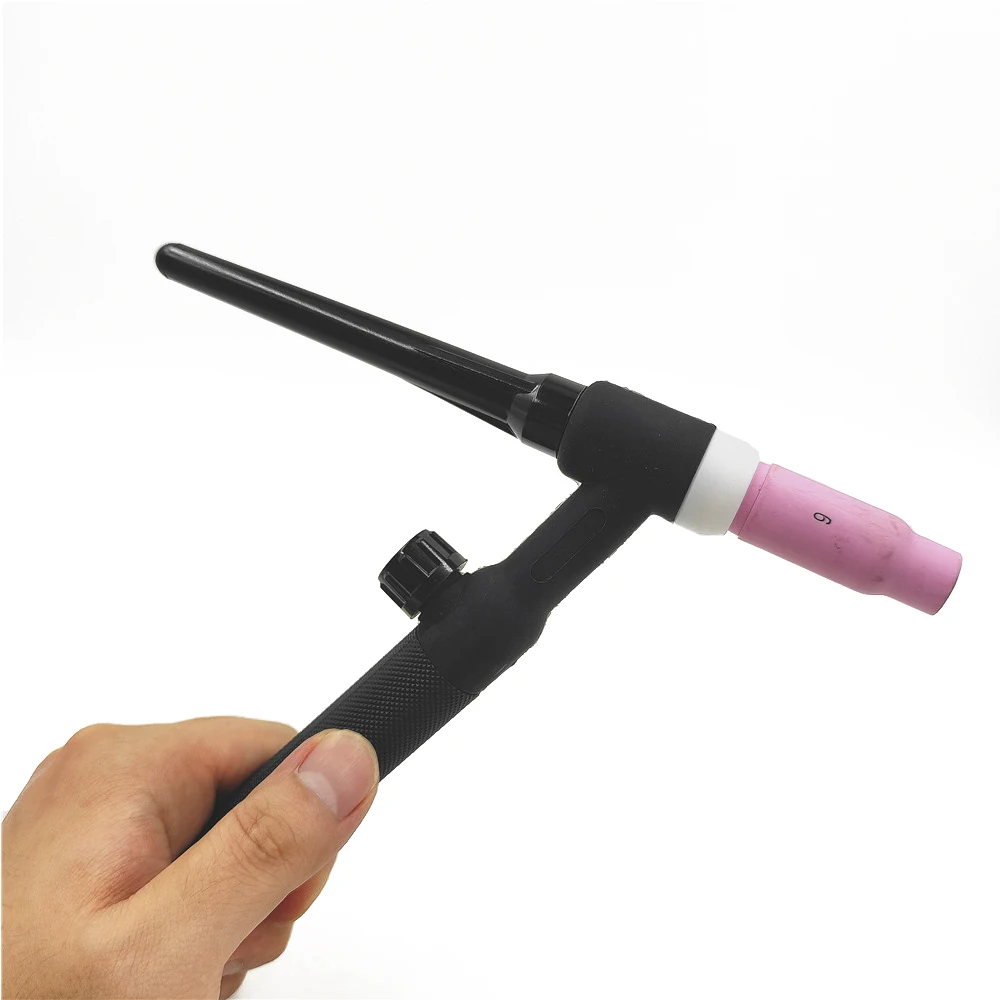 TIG Welding Torch  Argon Consumable  #6 Alumina Nozzle 1.0/1.6/2.4/3.2mm Tungsten Tig Collet Body Long Cap For WP17 WP18 WP26