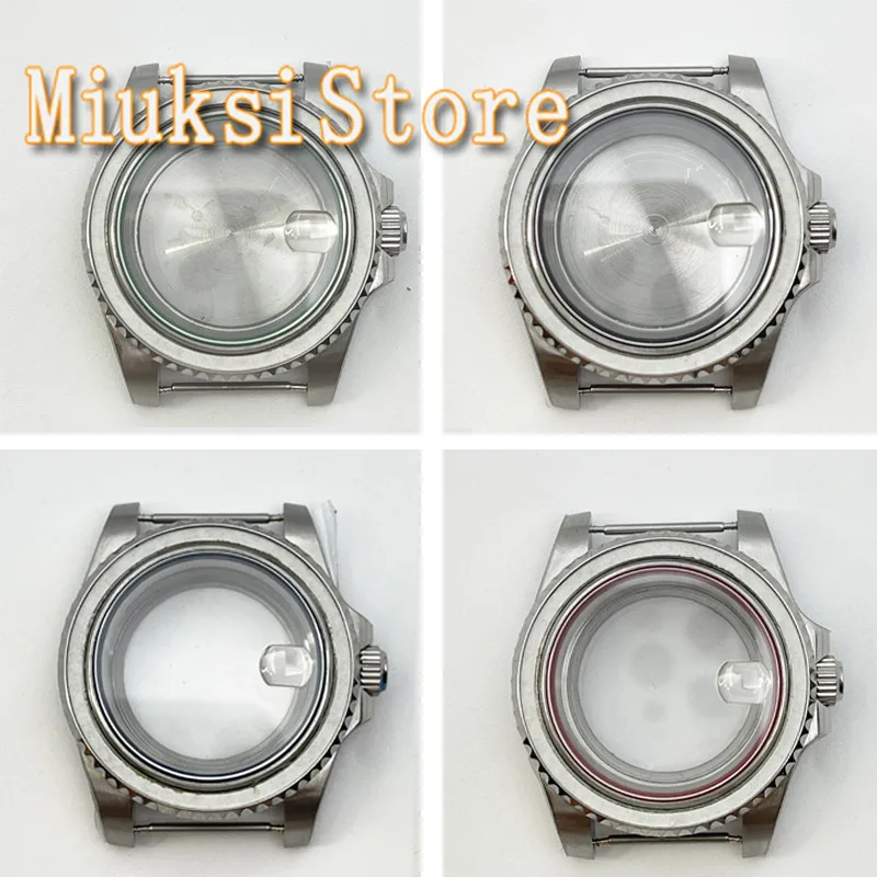 40mm  Steel Watch Case for NH35  NH36 Seeing Through Open  Sapphire Crystal