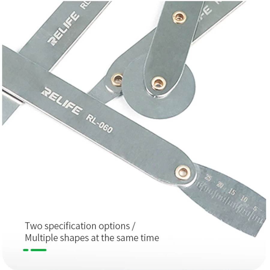 REIFE RL-060 منحني شاشة الهاتف المحمول التفكيك ألواح الصلب لسامسونج حافة فون رقيقة شريحة مفتوحة أدوات التحديق وحدة المعالجة المركزية