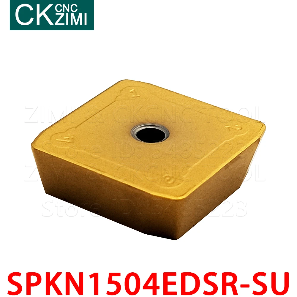 SPKN1504EDSR-SU NC010 SPKN 1504 EDSR SU كربيد طحن مربع ، أدوات قطع الطحن CNC ، أدوات القطع للصلب