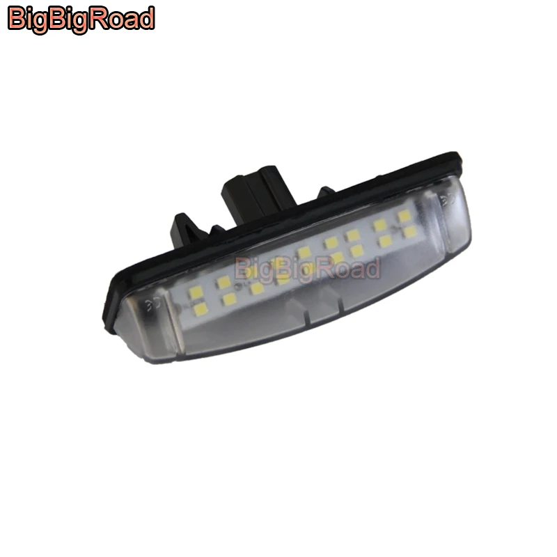 

BigBigRoad For Scion tC ANT10 AGT20 / Toyota Zelas LED Car License Plate Light Number Frame Lamp LED lights