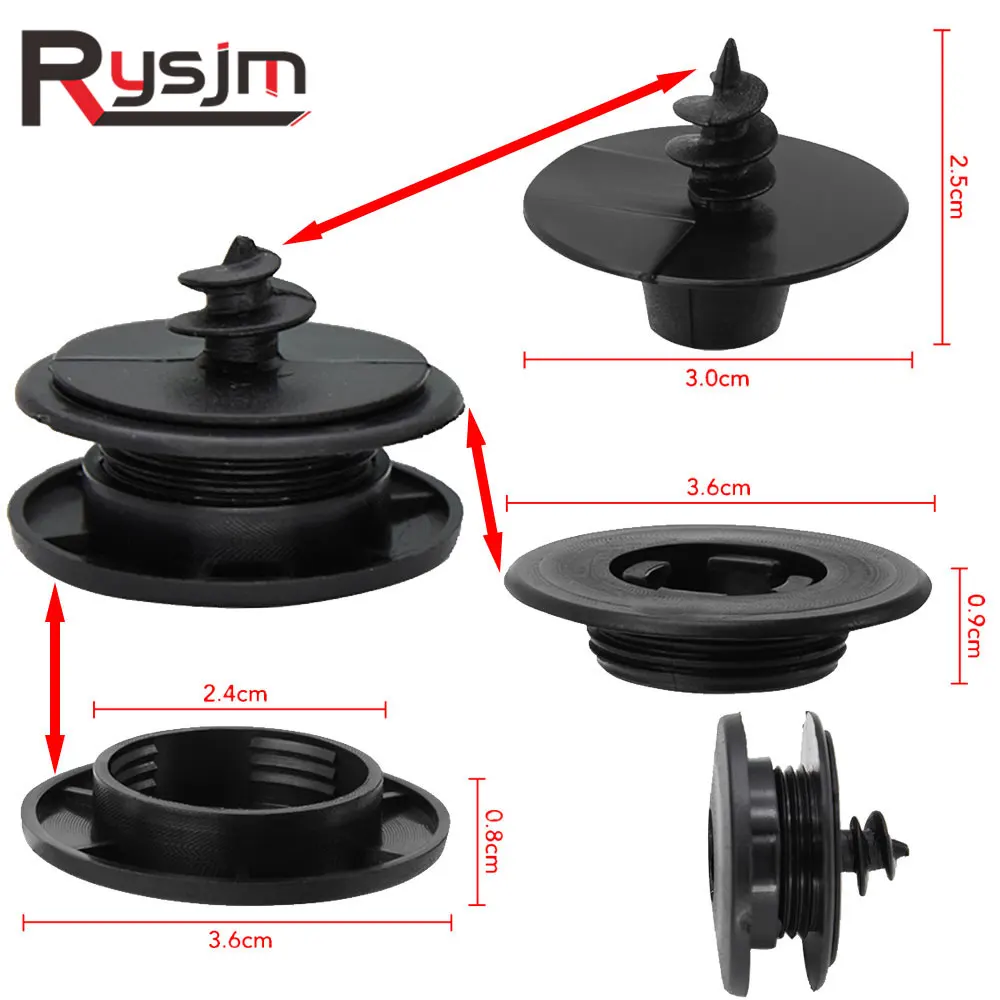 AD 10pcs Universal Car Floor Mat Clips Retention Holders Grips Carpet Fixing Clamps Buckles Anti Skid Fastener Retainer Resistan image 2