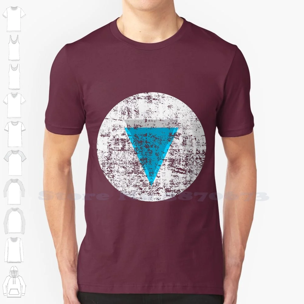 Verge 100% Cotton T-Shirt Verge Xvg Bitcoin Block Chain Crypto Currency Digital Currency Nerd Altcoin Rough Dirt Money Grunge