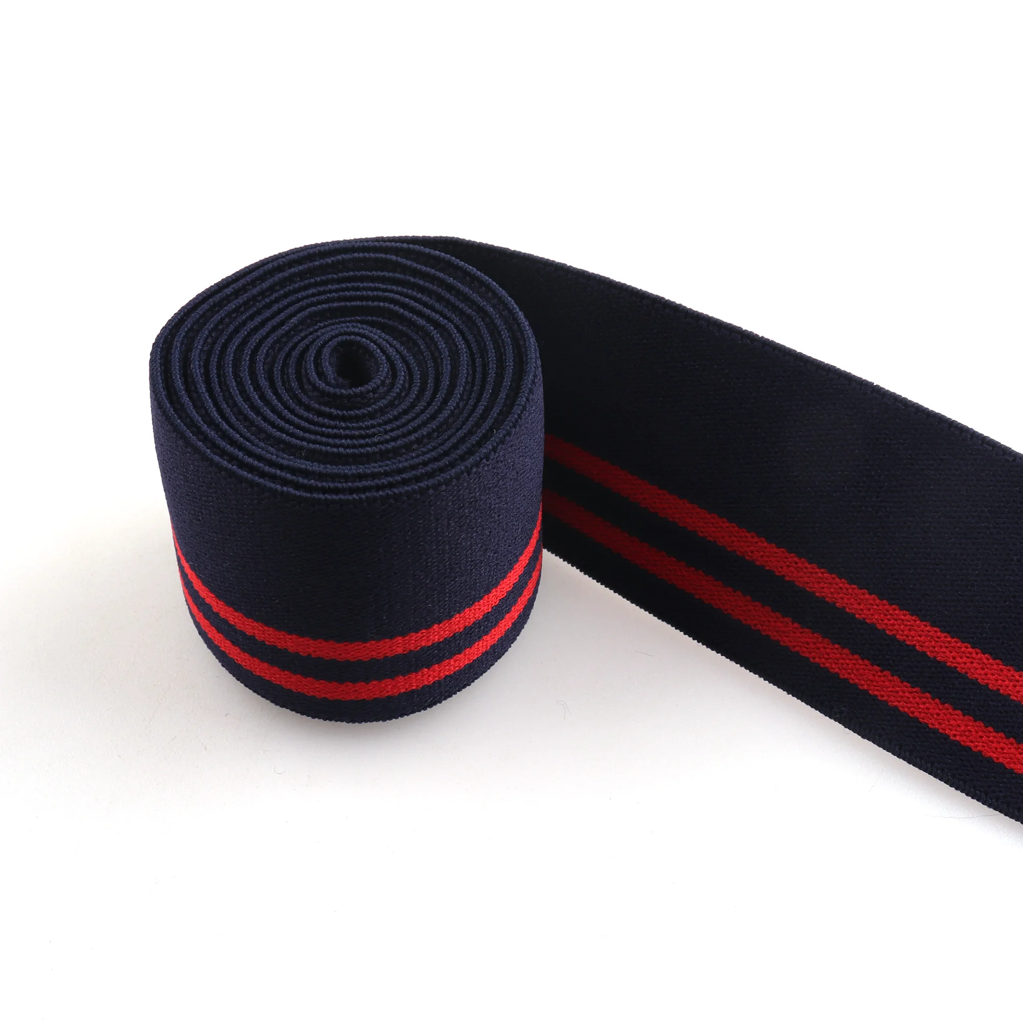 Red Color Elastic webbing Strap Stretchy Tape Elastic Band A skirt belt Garment accessories Stripe Ribbon