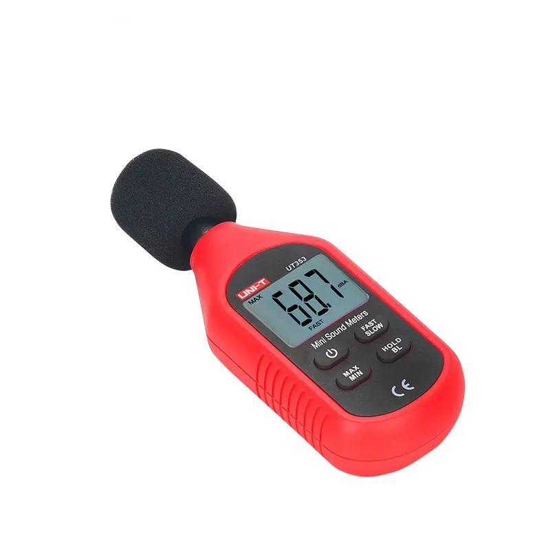 UNI-T UT353 Mini Digital Sound level meter Decibel meter Noise Audio detector Diagnostic-tool 30~130db Data hold LCD Backlight