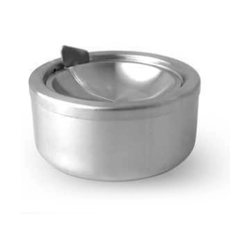 Stainless Steel Table Trash Can Car Ashtray Mini Tools Ashtray Case With Windproof Lid  For Smoking Cigarette Cigar Table Tools