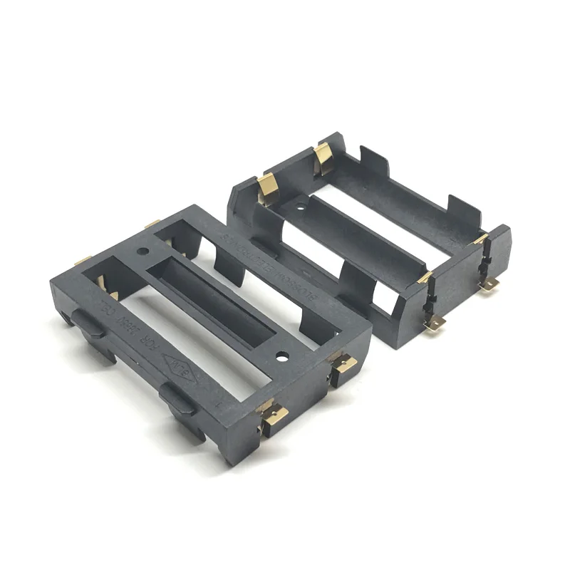 MasterFire 20pcs/lot 2 x 26650 battery holder smd smt Batteries Storage Box Case With Bronze Pins For 2pcs 26650 Batteries Cover
