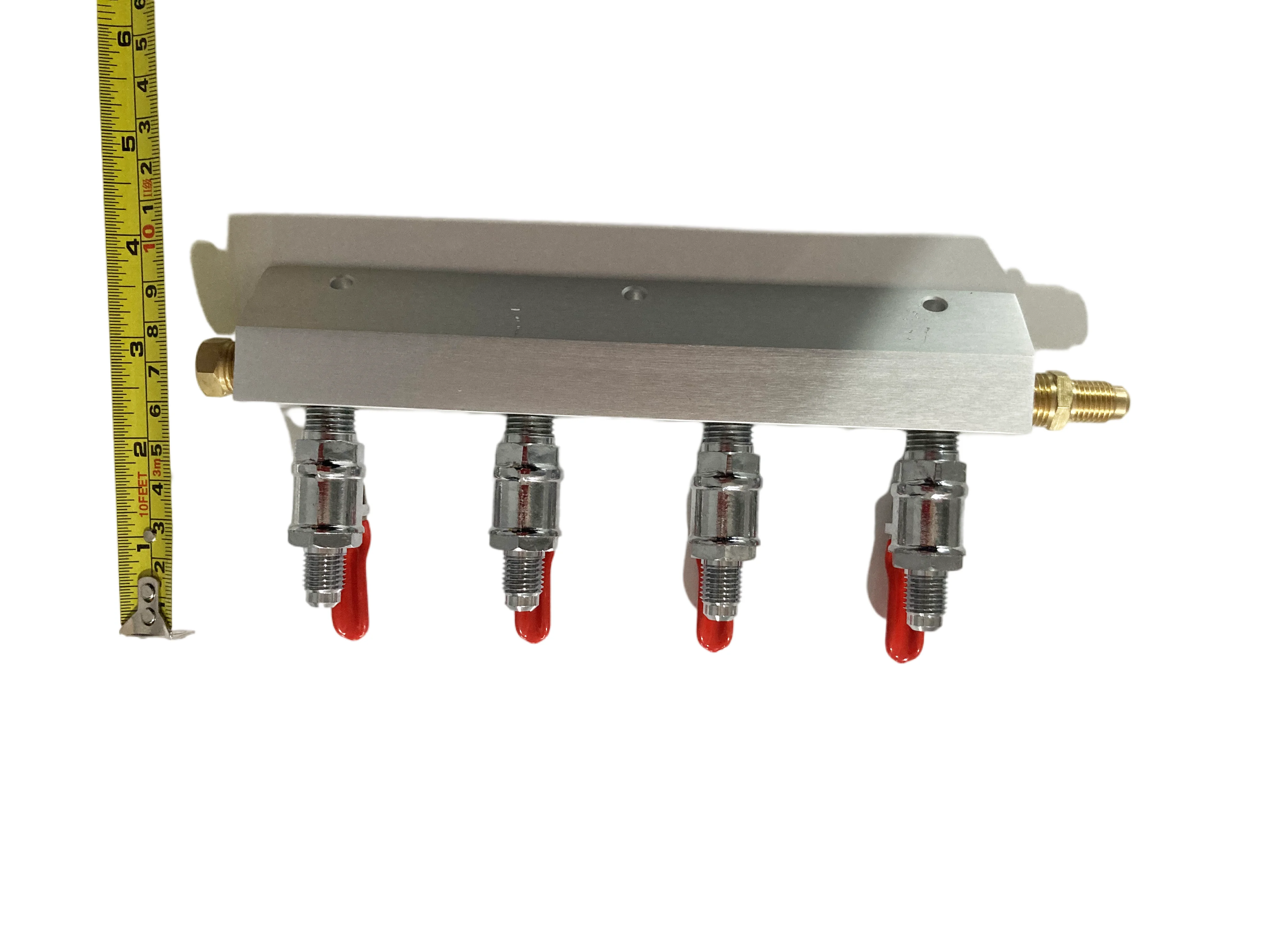 Kegland GAS LINE MANIFOLD SPLITTER 4 WAYS (MFL THREAD) home brew