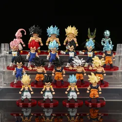 1PCS Random style Anime Dragon Ball Z Model Figure Toys Gift Super Saiyan Goku Vegeta Trunks Majin Buu Frieza Doll