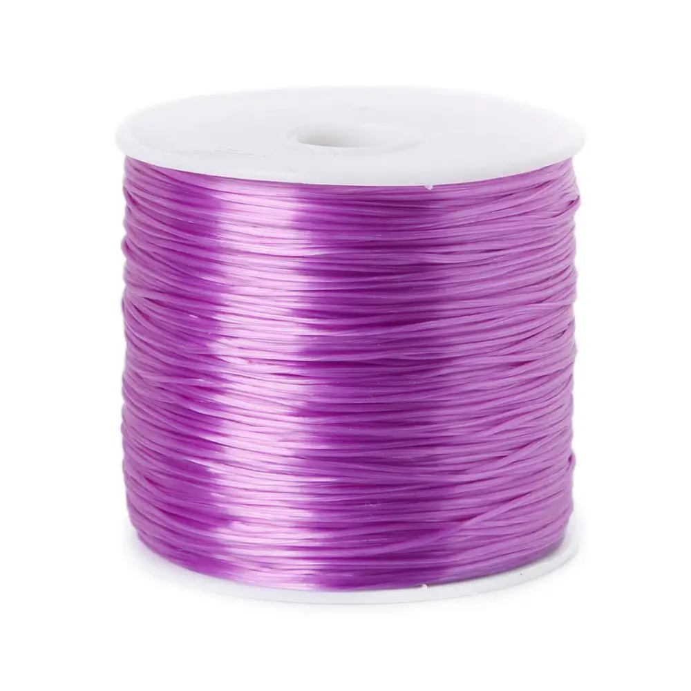 50m/Roll DIY Crystal Beading Stretch Cord for Jewelry Making 0.7mm Elastic Thread Rope Diy Bracelet Necklace Accessories