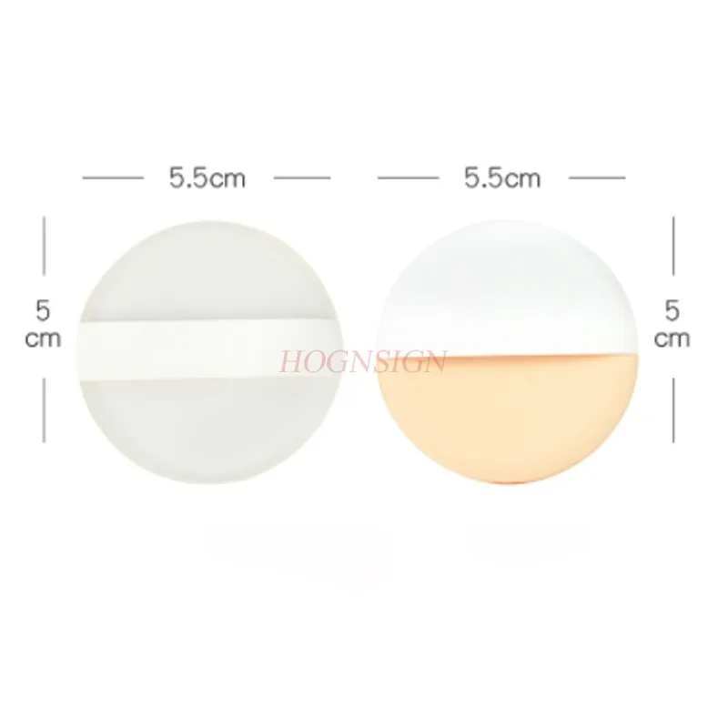 2-częściowy kremowy Puff na poduszkę powietrzną Bb Okrągły przezroczysty silikonowy Puff Bawełniana gąbka na mokro i na sucho Wyprzedaż