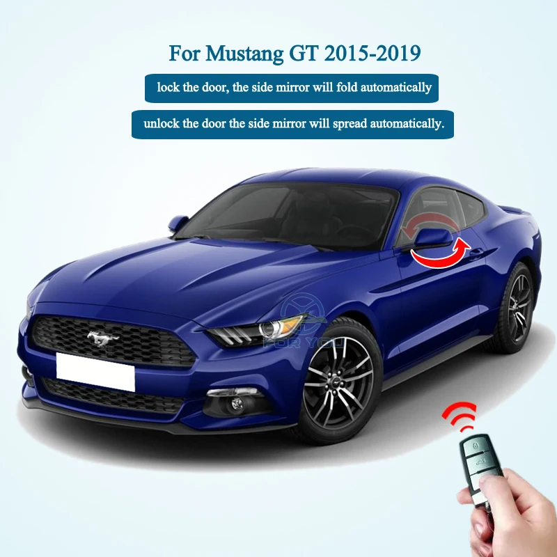 FORYOU Car Automatic Intelligent Close Open + Mirror Folder Kit Module For Mustang normal and GT 2015-2021