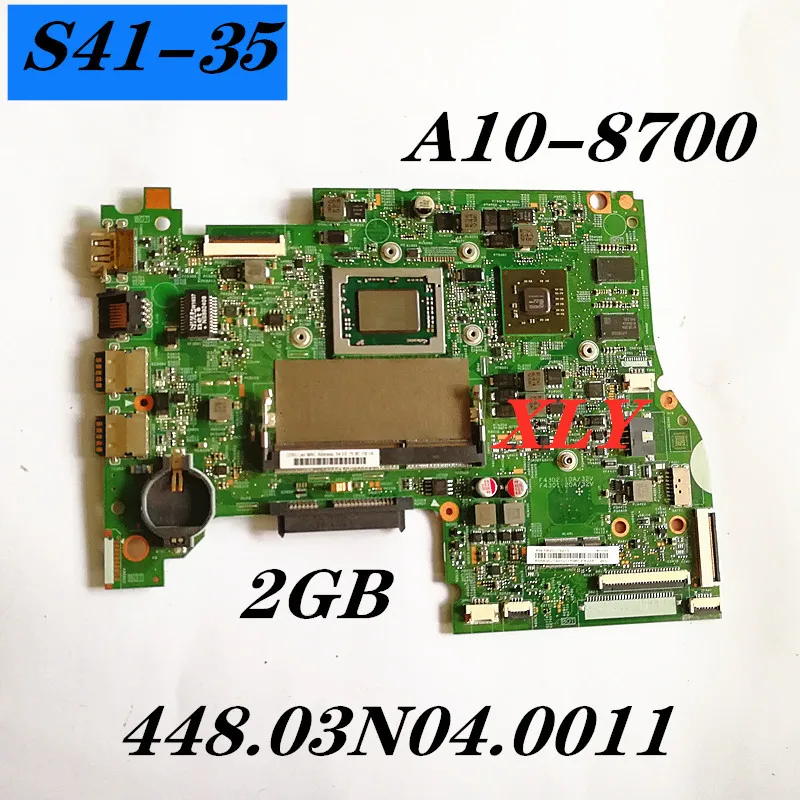 

For Lenovo S41-35 laptop motherboard 14235-1 CPU A10-8700 ,R5 M330 2GB 448.03N04.0011 tested good