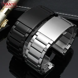 plain end Stainless steel bracelet solid metal watchband 22 24 26 28mm watch strap for diesel DZ4209 DZ4215 DZ1844 watches band