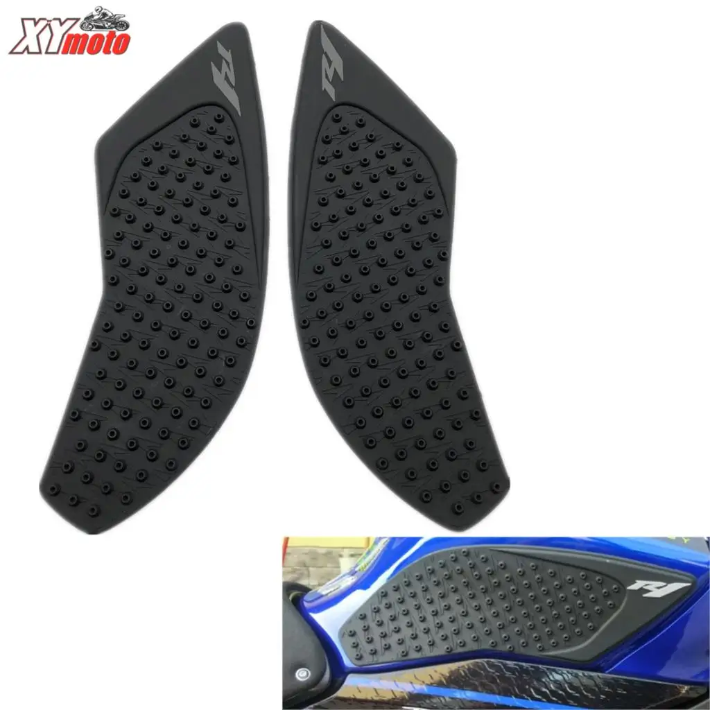 Motorcycle Tank Pad Sticker For Yamaha YZF1000 R1 2015-2018 Gas Knee Grips Traction Side Decal R1 15-18 Anti slip Tank Pad 2019