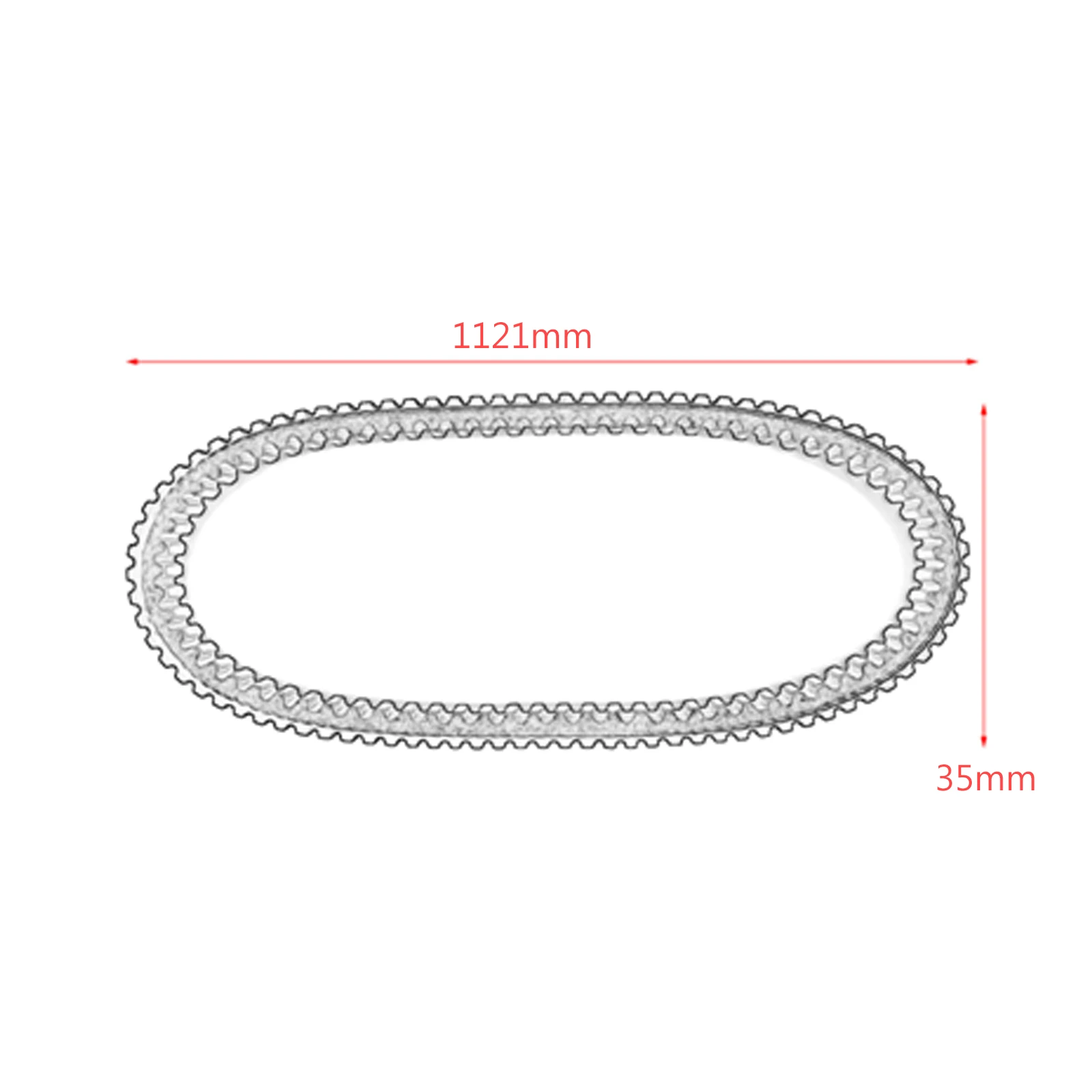 Artudatech Drive belt 414505900 for Ski-Doo Skidoo Skandic Safari Blizzard Alpine 500 1987 1988