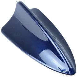 HOT BLUE CAR SHARK FIN DECORATIVE DUMMY ANTENNA AERIAL ROOF STYLE FOR BMW SUV TRUCK