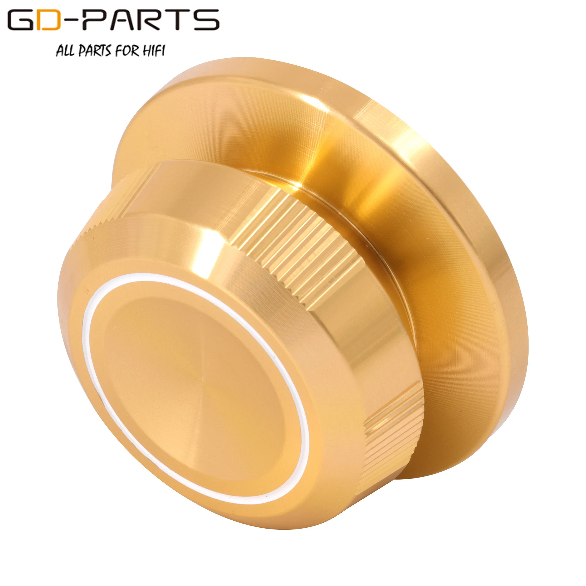 48mm * 23mm massives Voll aluminium Set Zeiger knopf Hifi Audio DIY Potentiometer Dämpfer Drehknopf kappe 6mm Loch bearbeitet