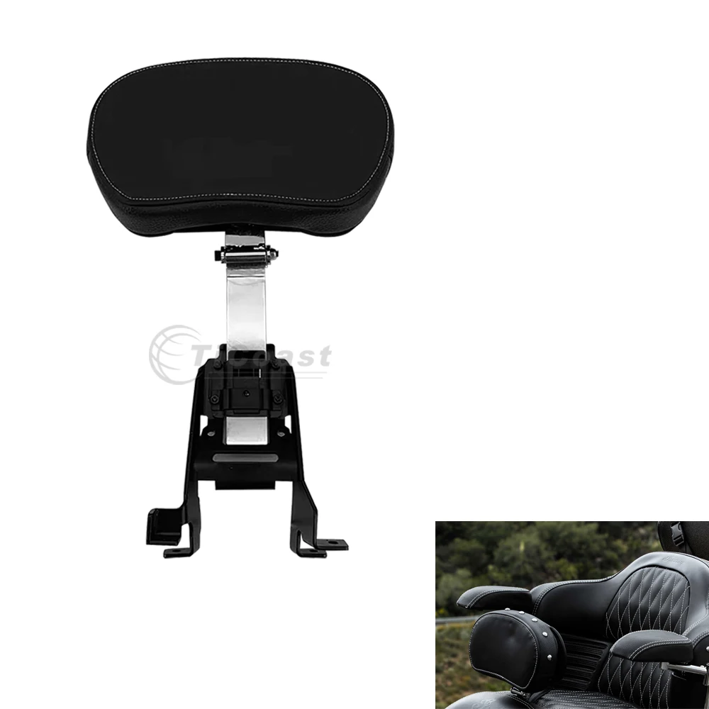 

Leather Driver Backrest Pad Rider Sissy Bar for Indian Chief Classic Chieftain Roadmaster Vintage Dark Horse 2014-2026