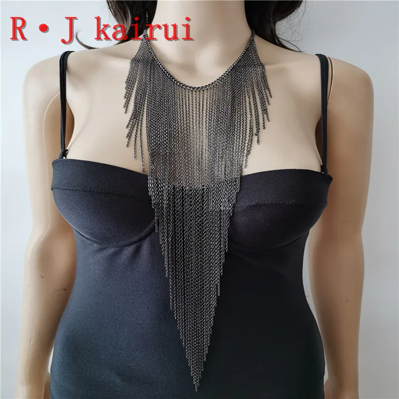 New RJRH23 Fashion Women Handmade Gold Neck Chains Jewelry Unique Layers Necklace Chains Jewelry 3 Colors