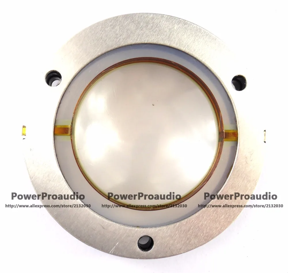 44,5 мм, 44,4 мм, плоский провод, титановая диафрагма, звуковая катушка высокочастотных динамиков